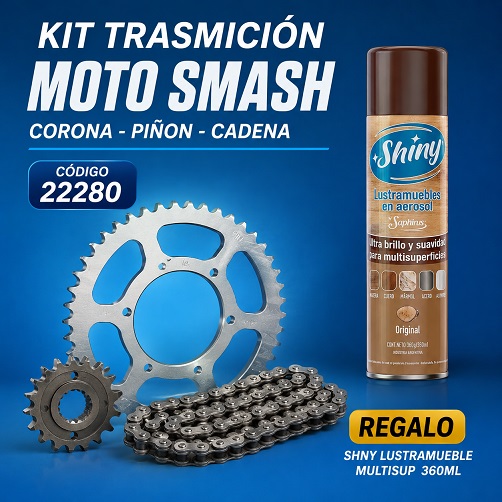 TRANSMICIO KIT SMASH (REGALO SHNY LUSTRAMUEBLE MULTISUP 360ML )